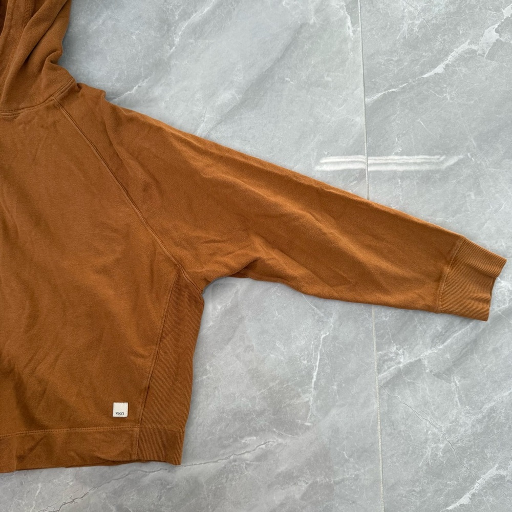 Women’s Vuori Sunnyside Hoodie Pullover Sweatshirt Cinnamon Athleisure Medium - Picture 10 of 16